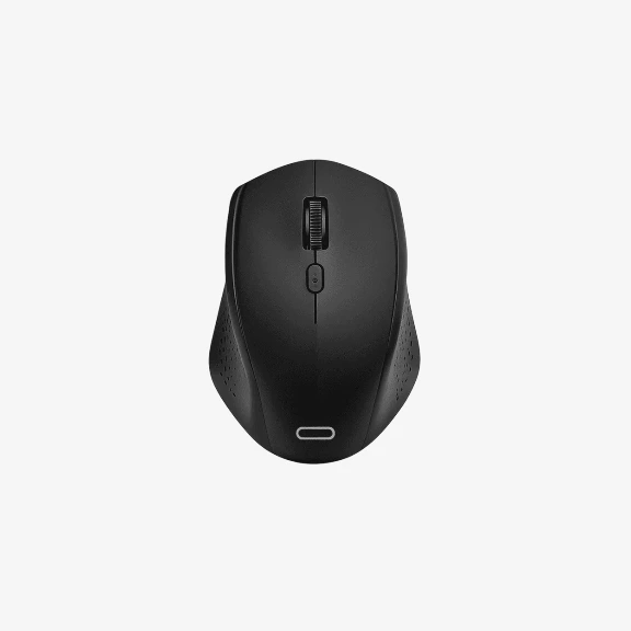 Mouse Pronic -ERGONOMIC PRO Conexión Bluetooth 5.0, 2.4GHz, Recargable (Negro)