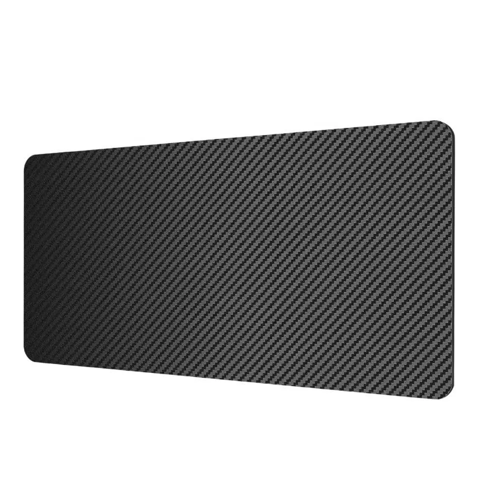 Alfombra para escritorio con Textura Tipo Fibra de Carbono- MEDIDAS 60x30CM