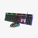 Combo Teclado y Mouse Gaming BAJEAL Modelo T350 Con luces LED